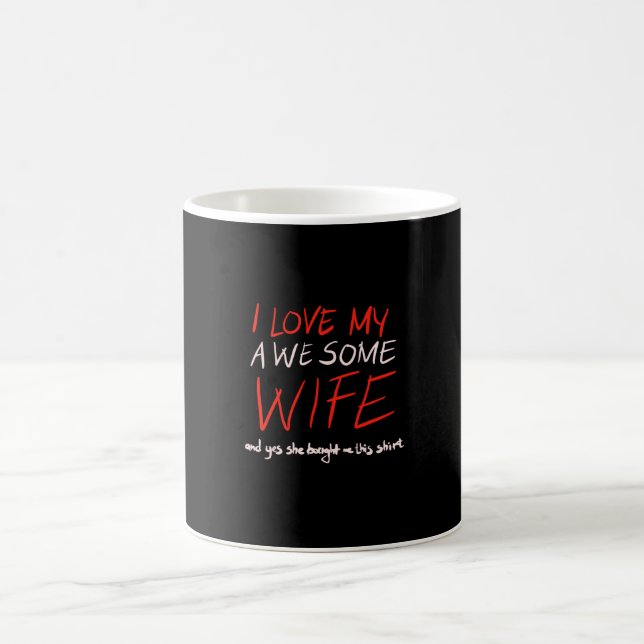 Taza De Café I love my awesome wife (Centro)