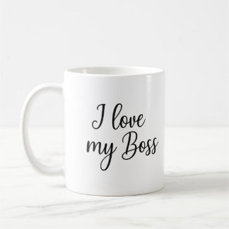 Taza De Café I Love My Boss - QC Approved