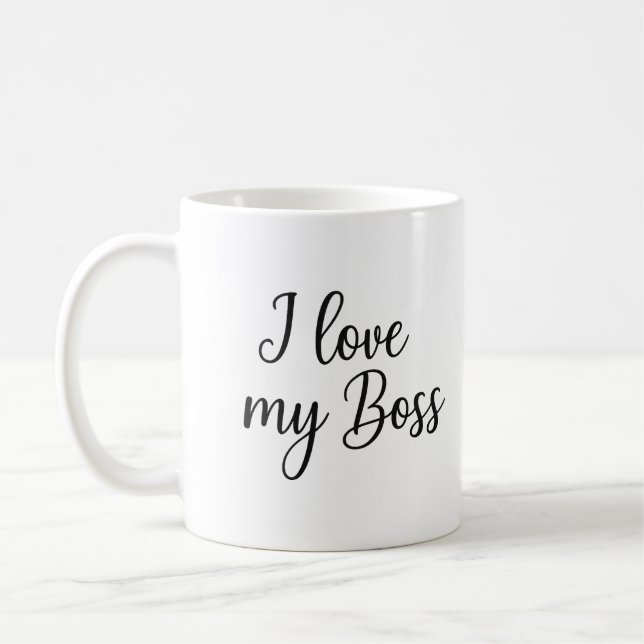Taza De Café I Love My Boss - QC Approved (Izquierda)