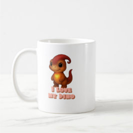 Taza De Café I Love My Dino Becher Kammli mit Herz 