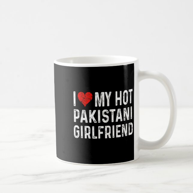 Taza De Café I Love My Hot Pakistani Girlfriend - Heart - Pakis (Derecha)