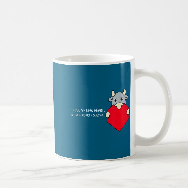 Taza De Café I Love My New Heart Loves Me Heart Health Awarenes (Derecha)