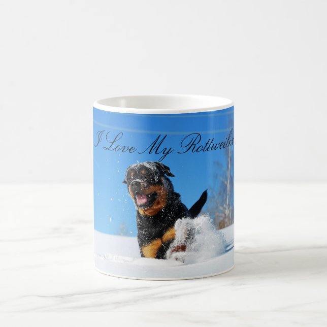 Taza De Café I Love My Rottweiler Mug (Centro)
