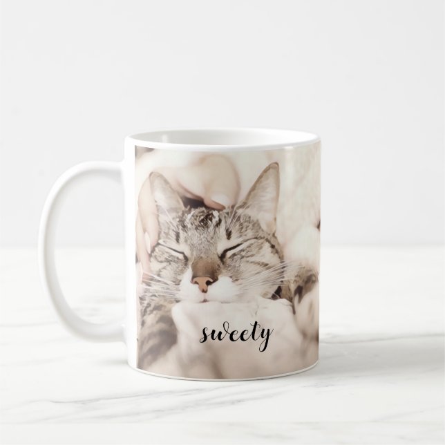 Taza De Café I love my sweet little cat photo (Izquierda)