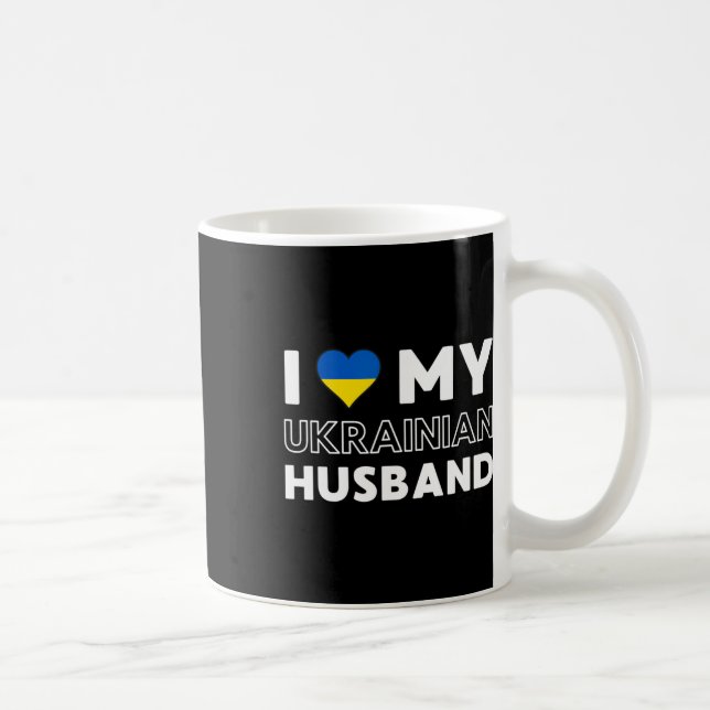Taza De Café I Love My Ukrainian Husnd  (Derecha)