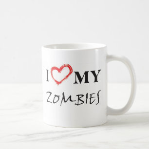 Taza De Café I love my zombies