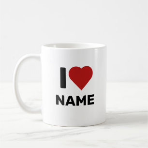 Taza De Café I Love Name