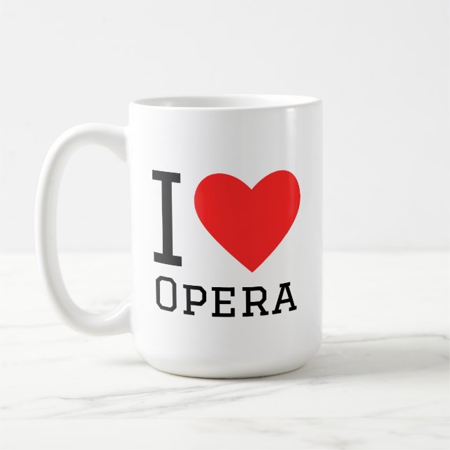 Taza De Café I love opera (Izquierda)