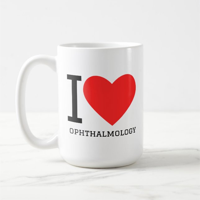 Taza De Café I love ophthalmology  (Izquierda)