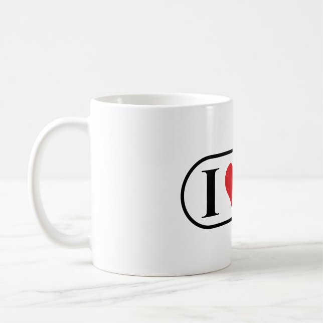 Taza De Café I Love Panzer - Tasse (Izquierda)