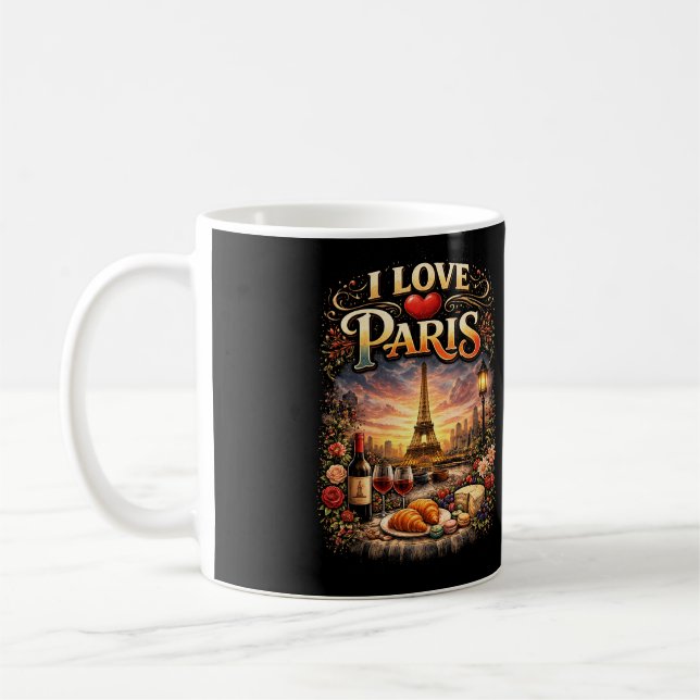 Taza De Café I Love Paris (Izquierda)