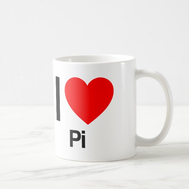 Taza De Café i love pi (Derecha)