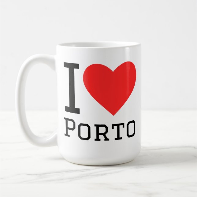 Taza De Café I love Porto  (Izquierda)