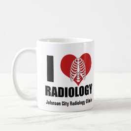 Taza De Café I Love Radiology Guay Personalizado Radiólogo Clin