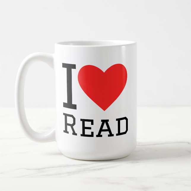 Taza De Café i love read (Izquierda)