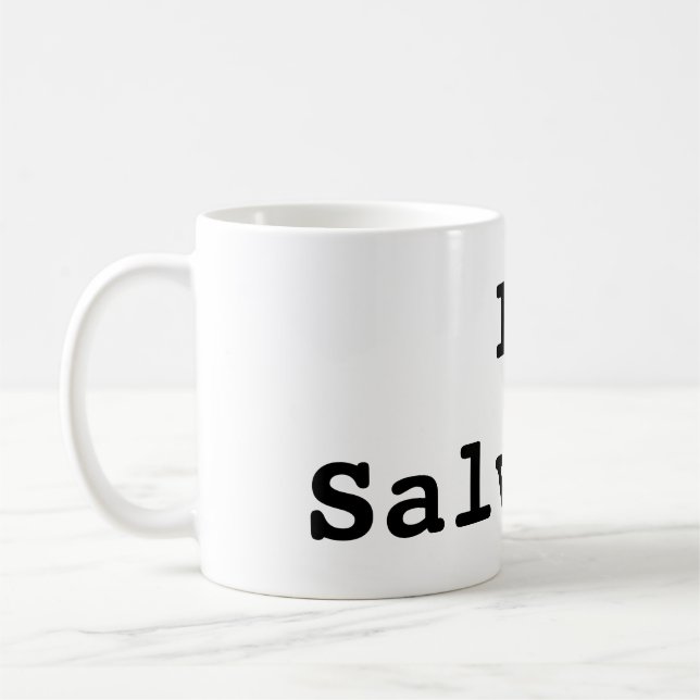 Taza De Café I love Salvador (Izquierda)