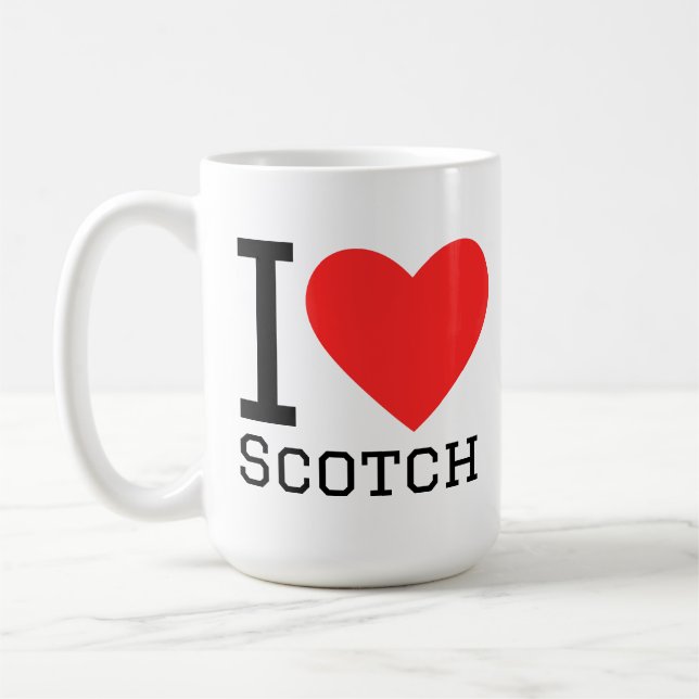 Taza De Café I love scotch  (Izquierda)