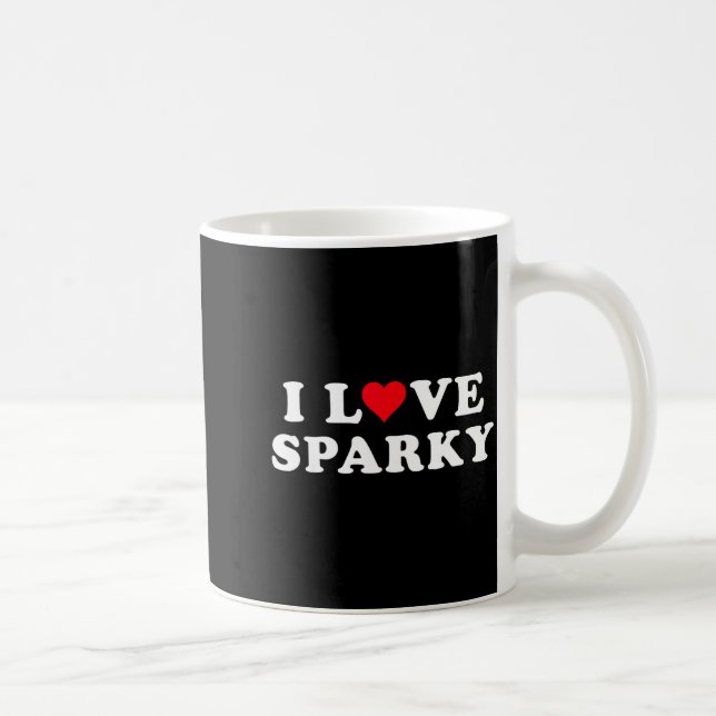 Taza De Café I Love Sparky Matching Girlfriend &amp; Boyfriend  (Derecha)