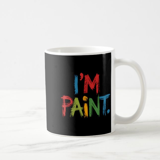 Taza De Café I Love To Finger Paint I'm Paint Funny Couple Vale (Derecha)