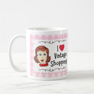 Taza De Café I Love Vintage Shopping Mug