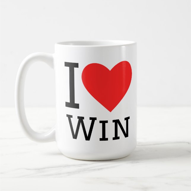 Taza De Café I love win (Izquierda)