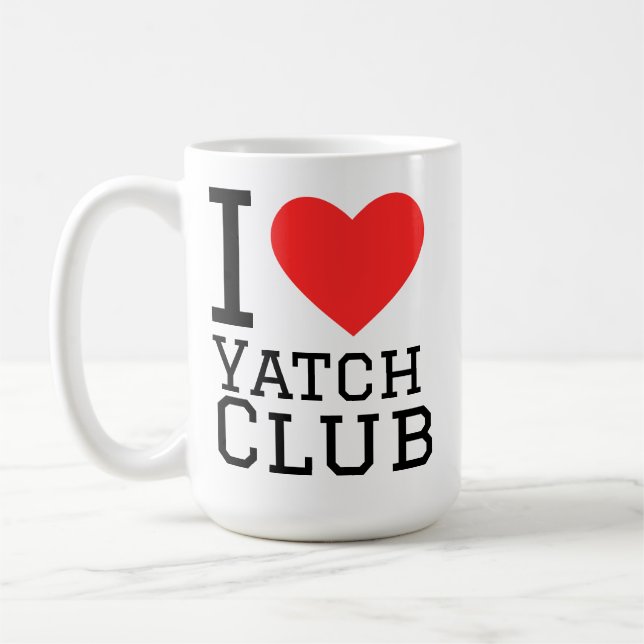 Taza De Café I love yatch club (Izquierda)
