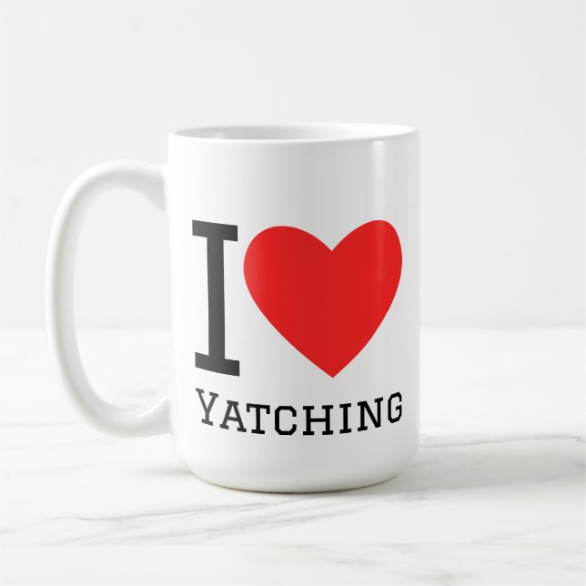 Taza De Café I love Yatching (Izquierda)