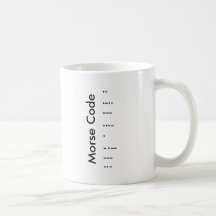 "I love you" (en código morse) Mug