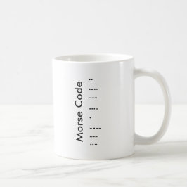 Taza De Café "I love you" (en código morse) Mug