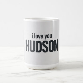 Taza De Café I Love You Hudson
