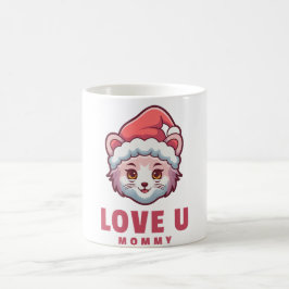 Taza De Café I love you mommy cat