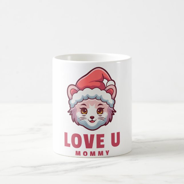 Taza De Café I love you mommy cat (Centro)