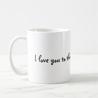 Taza De Café I love you to the moon pie and back mug