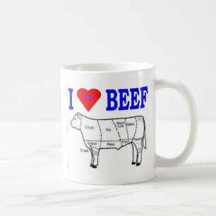 TAZA DE CAFÉ I LUV BEEF