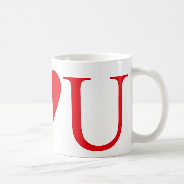 TAZA DE CAFÉ I LUV U (Derecha)