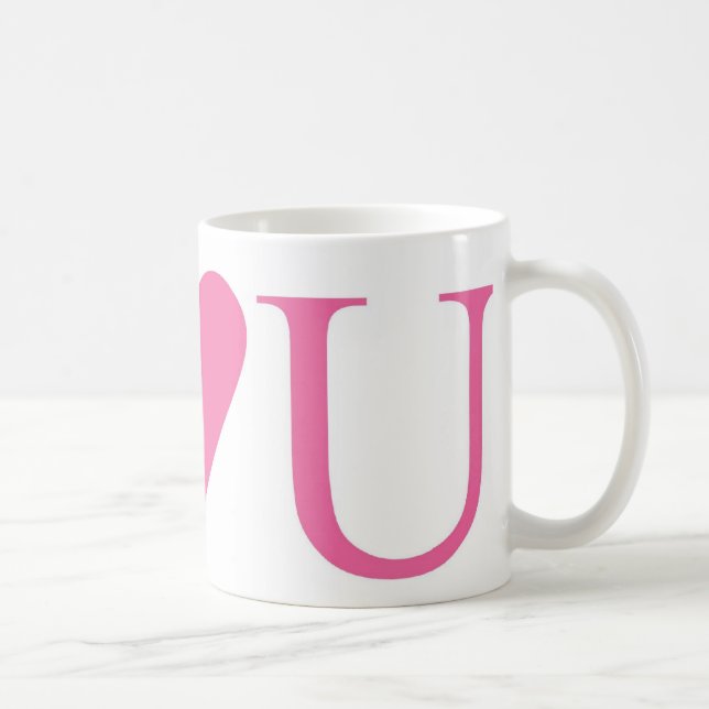 TAZA DE CAFÉ I LUV U (Derecha)