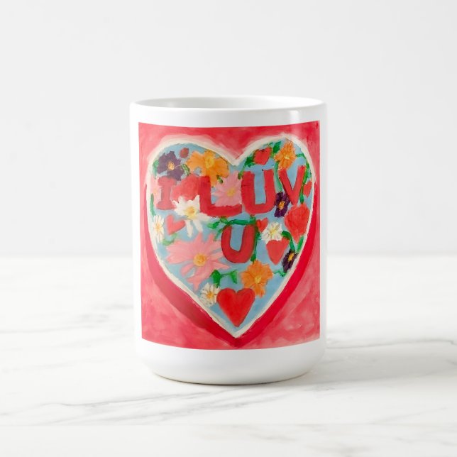 Taza De Café I Luv U (Centro)