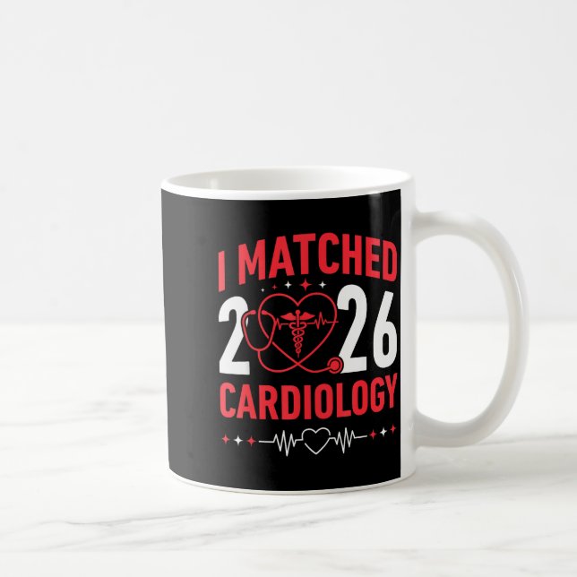 Taza De Café I Matched Cardiology Match Day 2026 Residency Resi (Derecha)