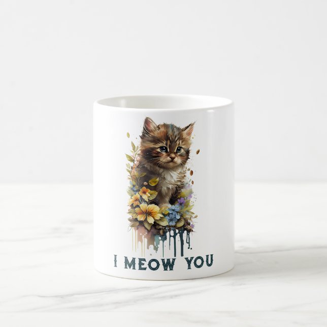 Taza De Café I Meow You Kitty Coffee Mug (Centro)