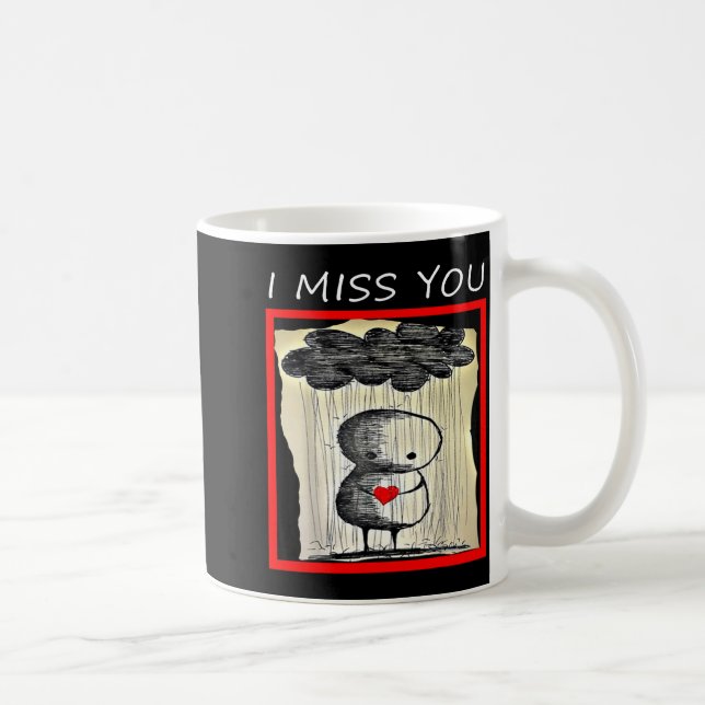 Taza De Café I Miss You Valentine’s Day  (Derecha)