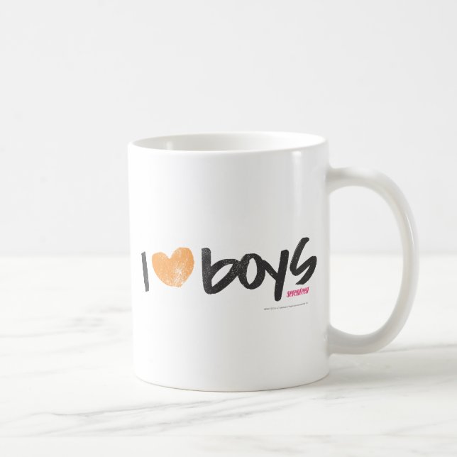 Taza De Café I muchachos del corazón anaranjados (Derecha)