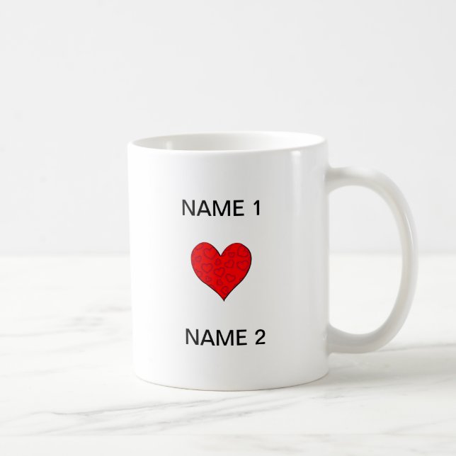 Taza De Café I nombre del corazón (Derecha)