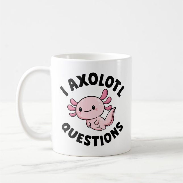 Taza De Café I Preguntas Axolotl (Izquierda)