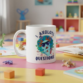 Taza De Café I Preguntas Axolotl, Cute Axolotl Cita