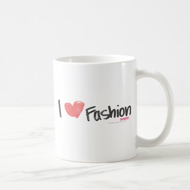 Taza De Café I púrpura de la moda del corazón (Derecha)