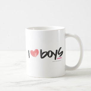 Taza De Café I rosa de los muchachos del corazón