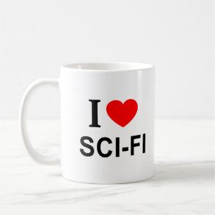 TAZA DE CAFÉ I ❤️ SCI - FI I LOTH SCI - FI I HEART SCI - FI