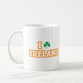 Taza De Café "I [SHAMROCK] IRELAND Mug