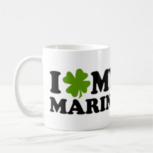 Taza De Café I (shamrock) Mi M A R I N E