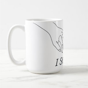 Taza De Café I Still Do Holding Hands Line Art Anniversary Mug